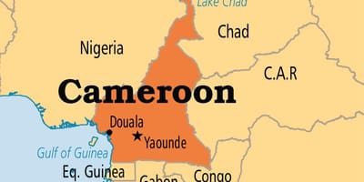 نقشہ کے yaounde کیمرون